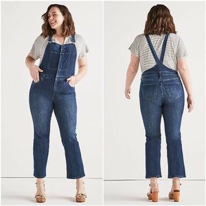High Waisted Overall Jeans 